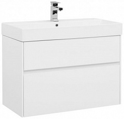 Aquanet Мебель для ванной Бруклин 85 белая – фотография-5