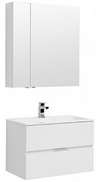 Aquanet Мебель для ванной Алвита 80 белая – фотография-1