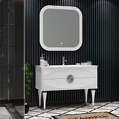 Opadiris Мебель для ванной Ибица 120 белая/хром – фотография-3