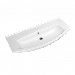 Misty Мебель для ванной Престиж 105 белая/серебряная патина – фотография-10