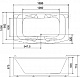 BellSan Акриловая ванна Соната 190x109 с гидромассажем – фотография-8