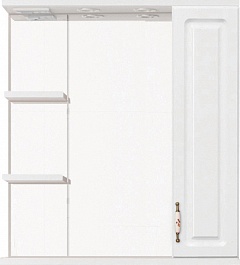 Style Line Зеркальный шкаф Олеандр-2 750/С белый – фотография-1
