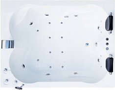 Royal Bath Акриловая ванна HARDON DE LUXE с гидромассажем 200x150x75