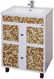 Misty Мебель для ванной Морена 60 золотая мозаика – фотография-2