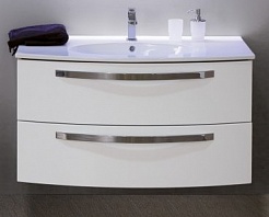 Cezares Мебель для ванной COMFORT 100 Bianco Lucido, раковина Bianco – фотография-2
