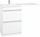 Onika Мебель для ванной Милтон 120 L под стиральную машину белая – картинка-20
