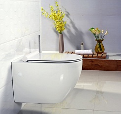 BelBagno Унитаз подвесной SFERA-R BB513CH – фотография-3