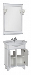 Aquanet Мебель для ванной Валенса 70 белый краколет/серебро (180460) – фотография-2