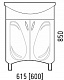 Corozo Мебель для ванной Кентис 60 NEW – фотография-8
