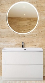 BelBagno Мебель для ванной напольная MARINO 800 Bianco Lucido – фотография-1