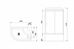 Royal Bath Душевая кабина RB 8120BK3-BT-CH-R – фотография-4