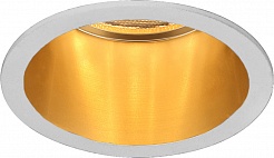 Feron Светильник встраиваемый DL6003 потолочный MR16 G5.3 белый/золото – фотография-1