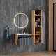 Onika Мебель для ванной Дайлер 60 подвесная графит/дуб сонома – фотография-24