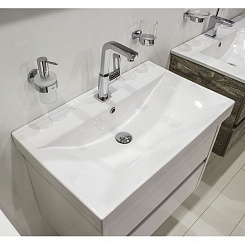 Comforty Мебель для ванной Дублин 75 подвесная белая – фотография-7