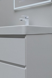 Aquanet Мебель для ванной Вега 60 подвесная белая глянцевая – фотография-12