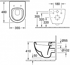 Villeroy & Boch Унитаз подвесной Subway 2.0 6604 10 01 – фотография-3