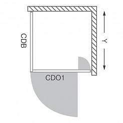 Roltechnik Душевая стенка "CDB 900" bark – фотография-9