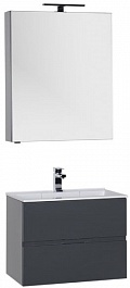 Aquanet Мебель для ванной Алвита 70 серый антрацит – фотография-1