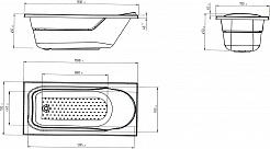 Poseidon Акриловая ванна Maya 150x70 – фотография-3