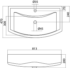 Volna Тумба с раковиной Joli 80.2D.2Y белая – фотография-15