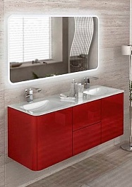 Cezares Мебель для ванной LIVERPOOL 140 Rosso – фотография-1