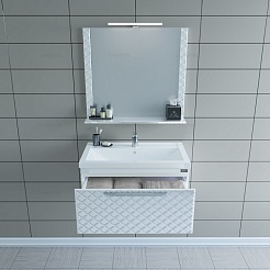 СанТа Мебель для ванной Калипсо 80 подвесная – фотография-4