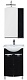 Aquanet Мебель для ванной "Асти 55" черная (180318) – картинка-10