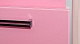 Misty Тумба с раковиной Джулия QVATRO 90 прямая розовая – фотография-13