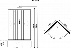 Niagara Душевая кабина NG-7509-14 – фотография-12