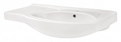 Sanflor Мебель для ванной Адель 82 L белая, патина серебро – фотография-3
