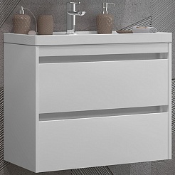 Opadiris Мебель для ванной Фреш 70 подвесная белая – фотография-6