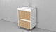 Velvex Мебель для ванной Klaufs 60 белая/дерево, 2 ящика – фотография-14