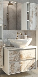 Mixline Мебель для ванной Аврора 60 со столешницей, матрикс – фотография-1