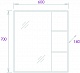 Onika Мебель для ванной Тимбер 60.01 (Como) белая/дуб сонома – фотография-29