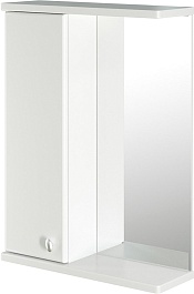 Mixline Зеркало-шкаф Норд 55 L белый – фотография-1