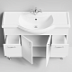 Водолей Мебель для ванной Колумбия 105 белый – фотография-22