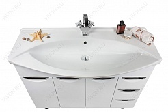 Водолей Мебель для ванной Лира 105 венге с б/к – фотография-4