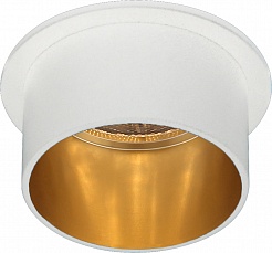 Feron Светильник встраиваемый DL6005 потолочный MR16 G5.3 белый/золото – фотография-1