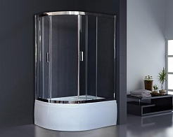 Royal Bath Душевой уголок RB 8120BK-T-CH 1200x800x2000 R – фотография-4