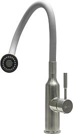 Lemark Смеситель для кухни Expert LM5082S-Gray серый/сталь – фотография-2