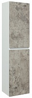 Runo Пенал для ванной Манхэттен 35 серый бетон