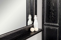 Акватон Мебель для ванной Жерона 105 черное серебро – фотография-2