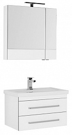 Aquanet Мебель для ванной "Сиена 70" белая подвесная (196507) – фотография-1