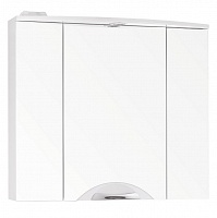 Style Line Зеркальный шкаф Жасмин-2 800/С Люкс белый