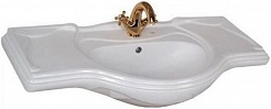 Aquanet Мебель для ванной Рондо 85 подвесная белая глянцевая – фотография-10