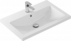 Runo Мебель для ванной Стокгольм 70 подвесная белая – фотография-6