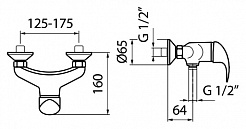 Webert Смеситель для душа Sax SX870102015 – фотография-2