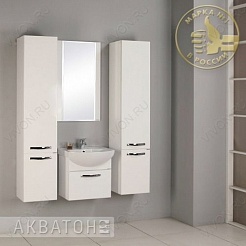 Акватон Мебель для ванной "Ария 65" белая – фотография-2