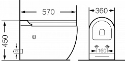 Grossman Унитаз приставной Impuls GR-PR-5502 белый – фотография-8