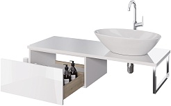 Dreja Мебель для ванной Box Line 120 подвесная белая – фотография-12